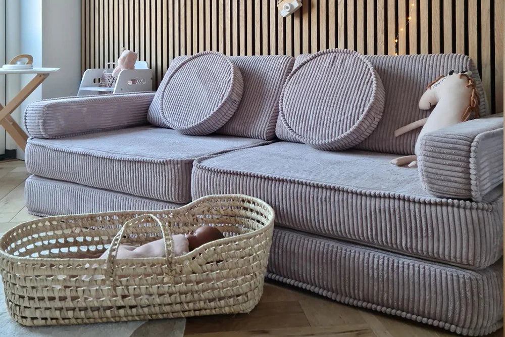 Shappy legesofa 160 cm - Original Corduroy - Candy
