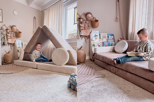 Shappy legesofa 160 cm - Pure Corduroy - Cookie