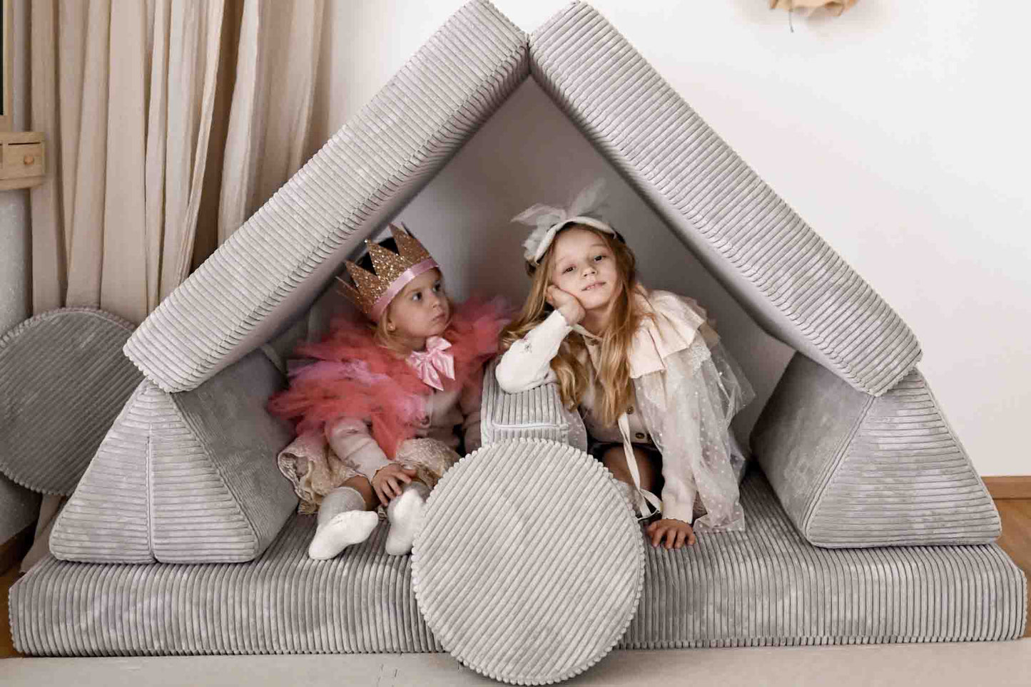 Shappy legesofa 160 cm - Pure Corduroy - Pebble