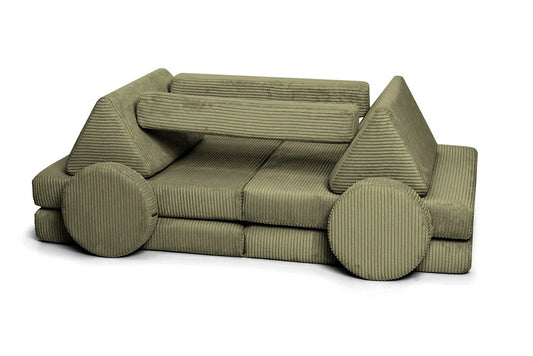 Shappy legesofa 160 cm - Pure Corduroy - Dusty Sage