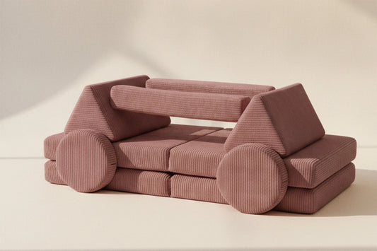 Shappy legesofa 160 cm - Pure Corduroy - Rose