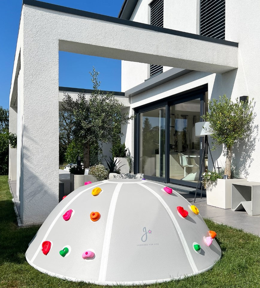 Jupiduu Climb & Jump Dome – oppustelig klatre- og hoppemøbel