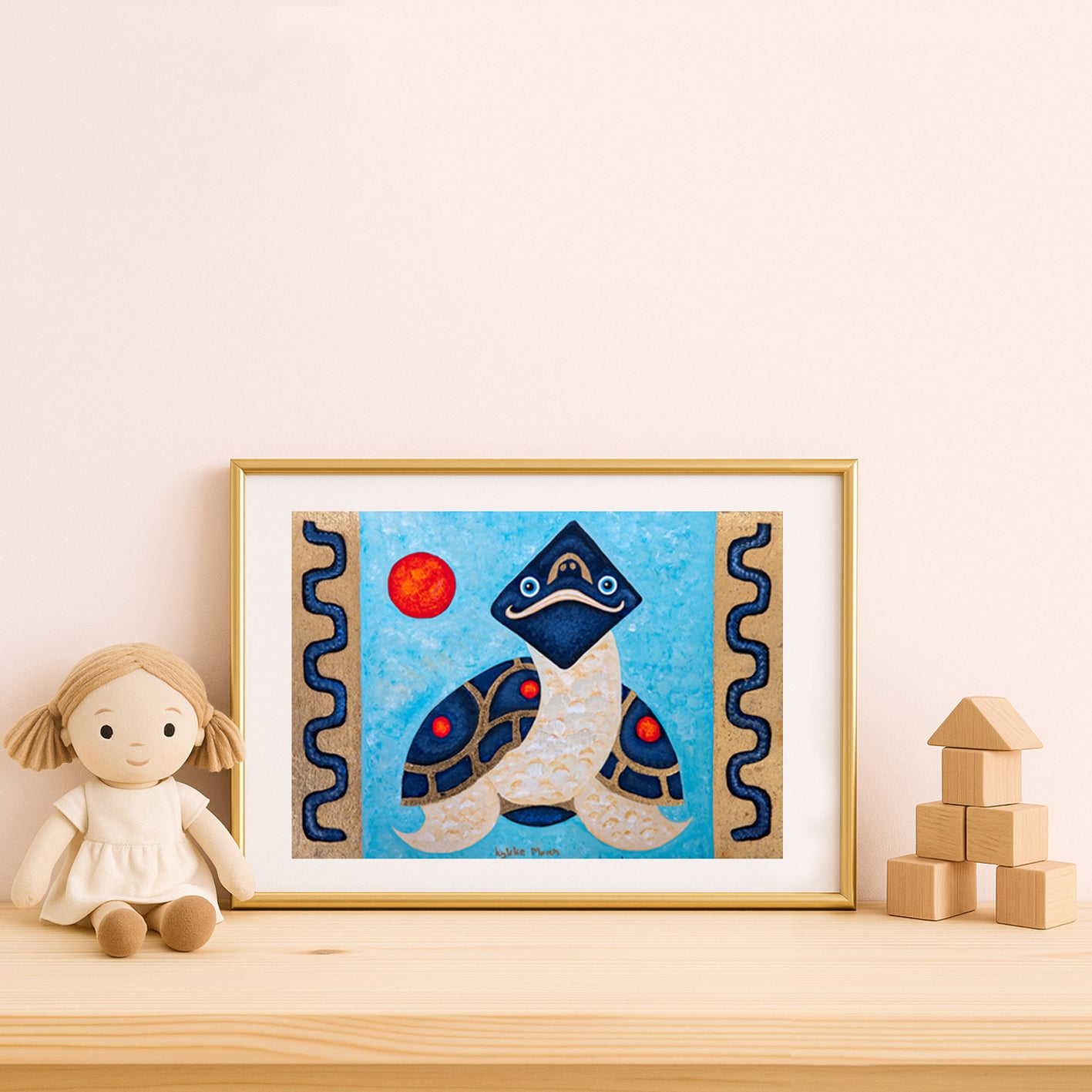 Lykke Mørch - Skildpadden - 29,7x42 cm (A3)