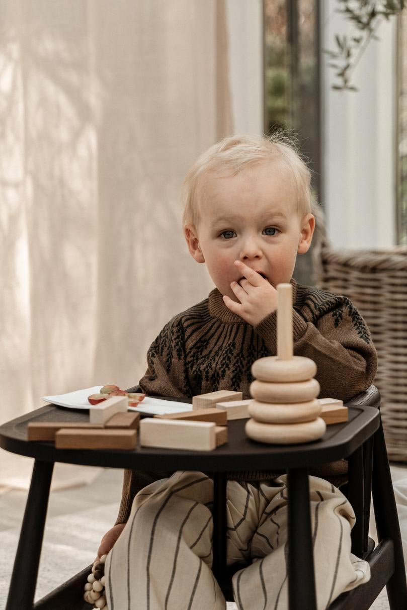 Oaklings Smilla Toddler stol – røget eg