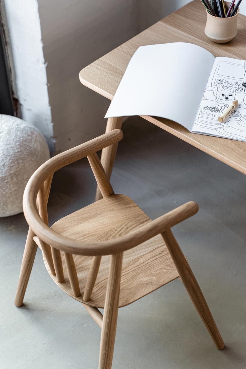 Oaklings Asta børnebord – eg