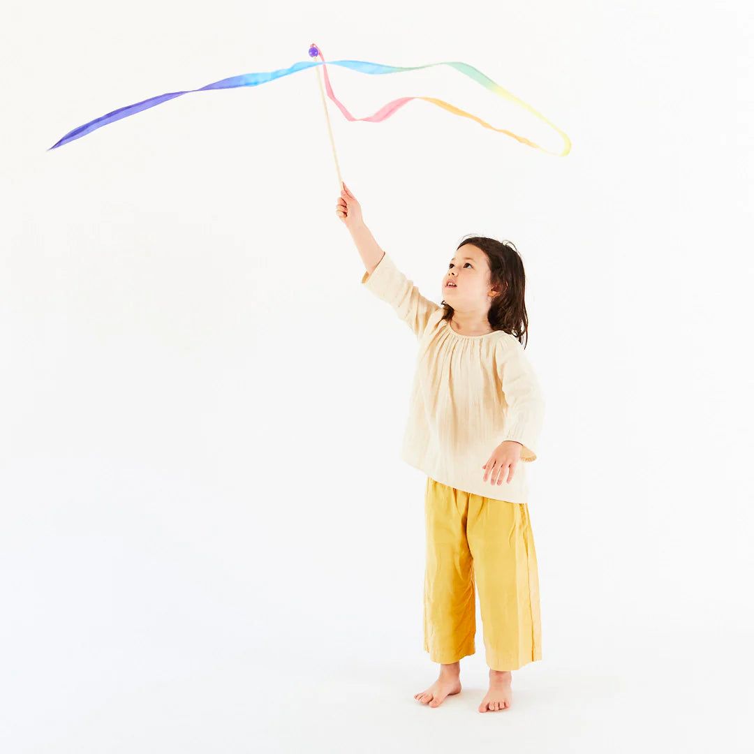 Stor regnbuevimpel fra Sarah's Silks