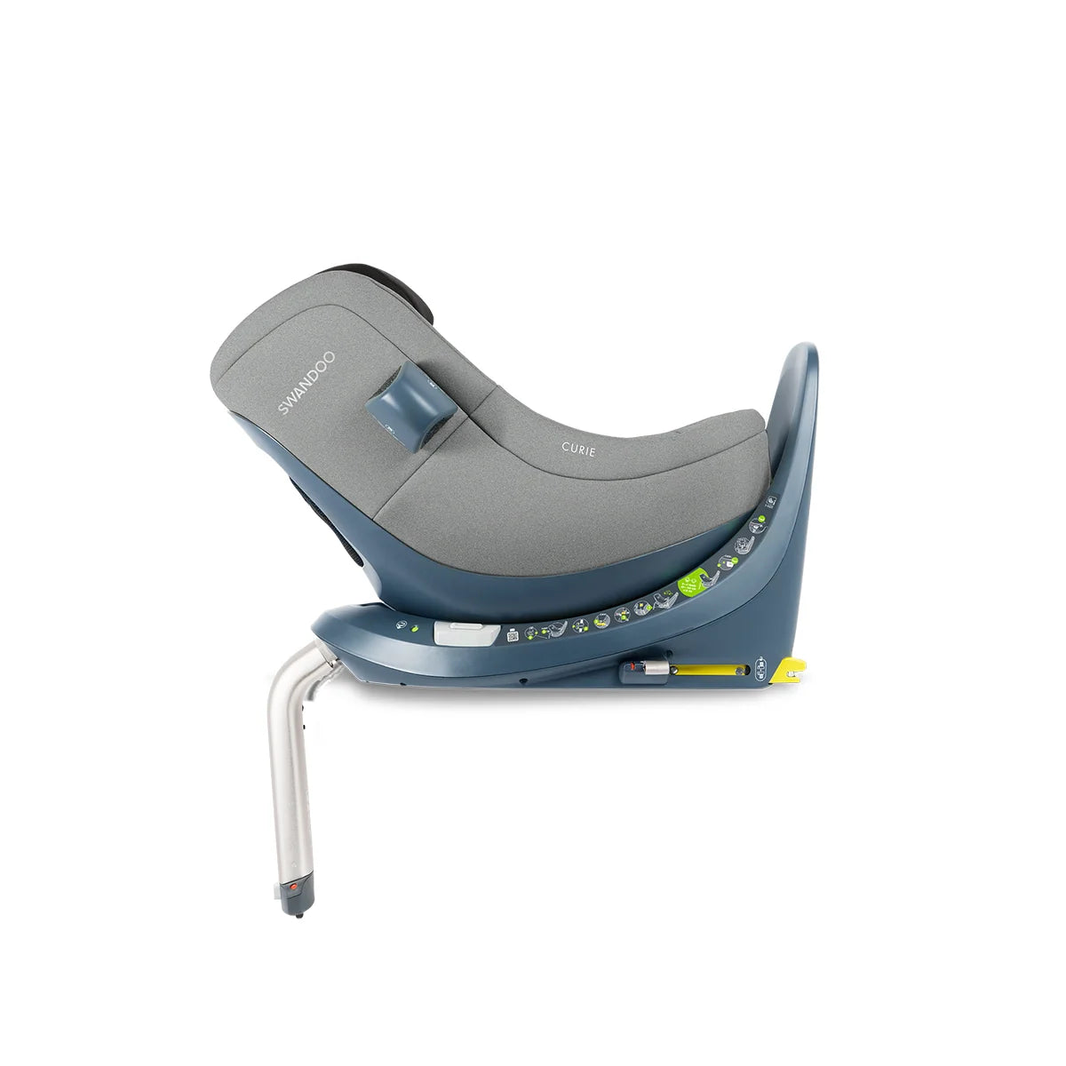 Swandoo Curie i-Size autostol 40-105 cm – Grey