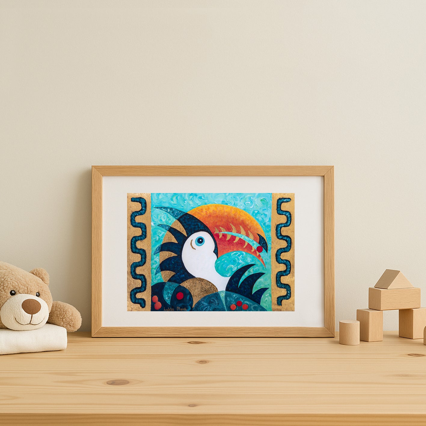 Lykke Mørch - Tukanen - 29,7x42 cm (A3)