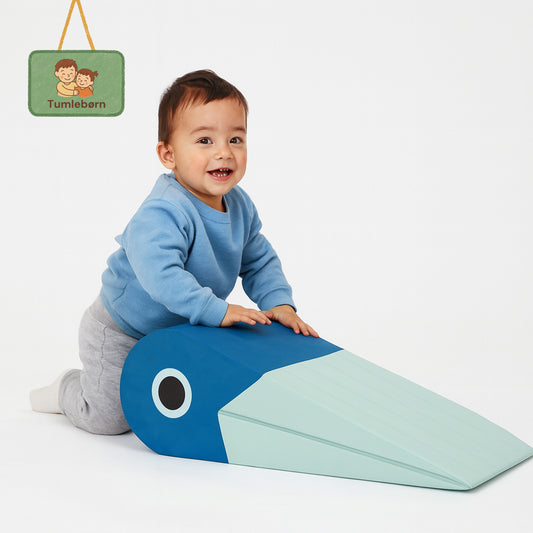 Units Fuglen - Blå - Motorisk tumlelegetøj i EVA-skum