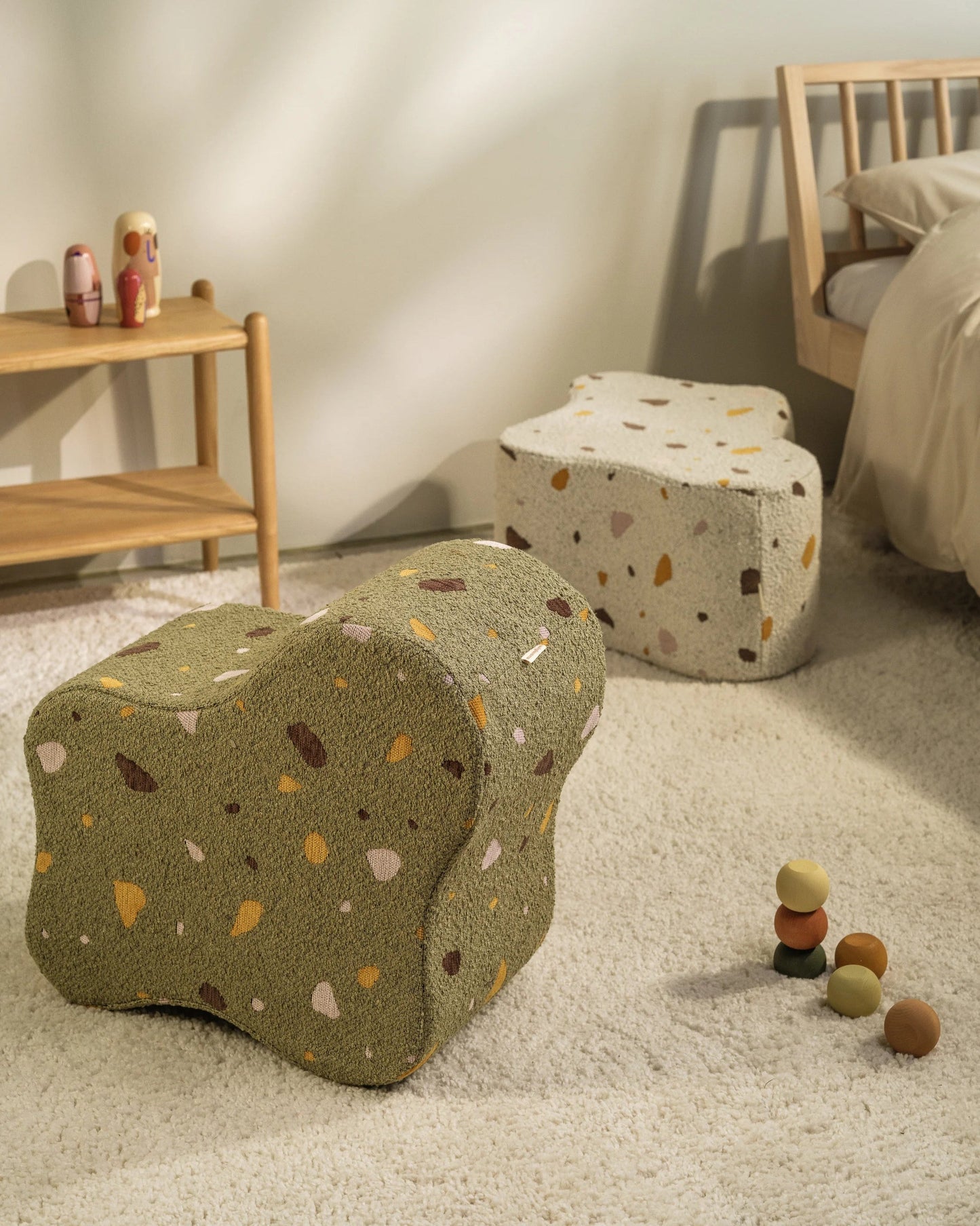 Wigiwama Cloud puf – Terrazzo Moss
