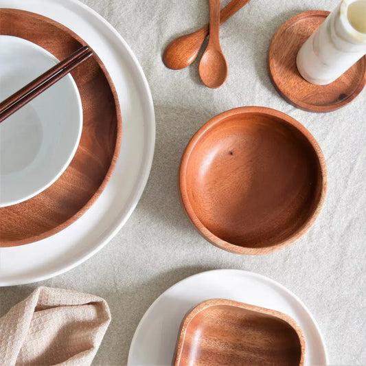 Børneskål i khayatræ – Håndlavet og fødevaresikker