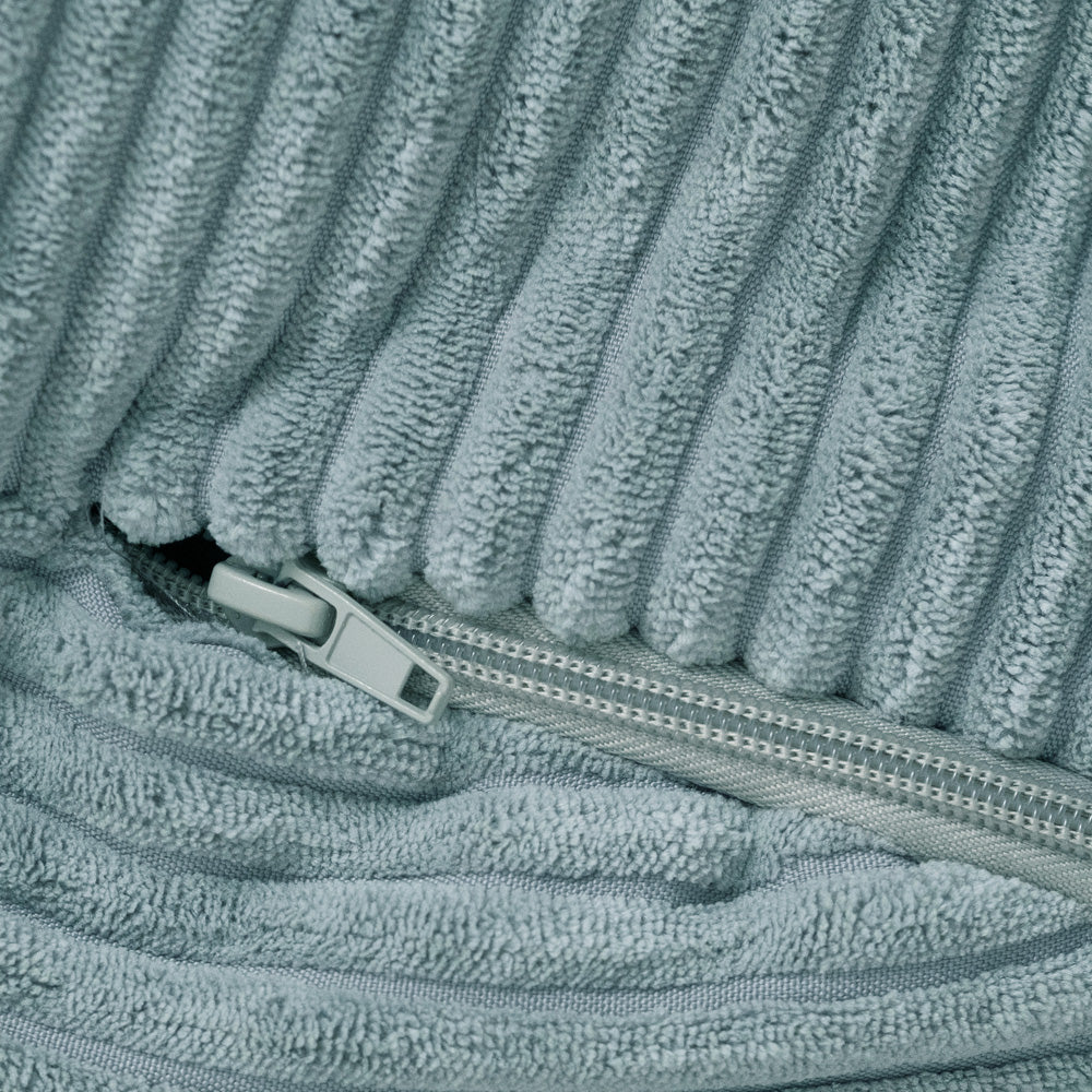 Plush Nest Huggy Bear sækkestol – 68x45 cm, blå, premium fløjl