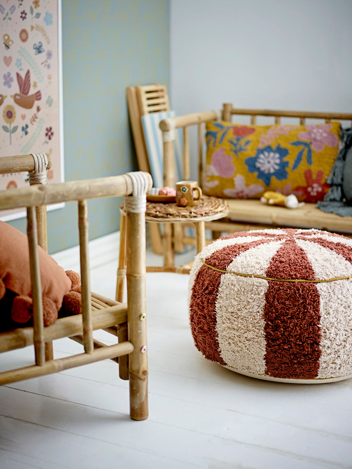 Bloomingville MINI Charoline Puf - Brun