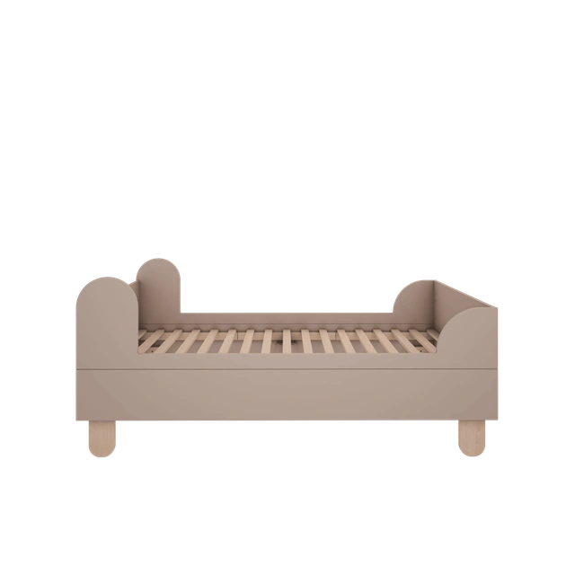Wood Luck Design - Basic - børneseng 80 x 160 cm – trøffel