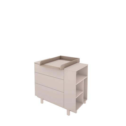 Wood Luck Design - Basic - pusletop til kommode – trøffel