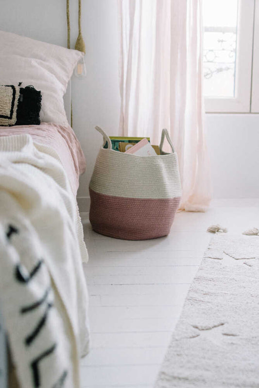 Lorena Canals opbevaringskurv – Zoco Ash Rose-Natural