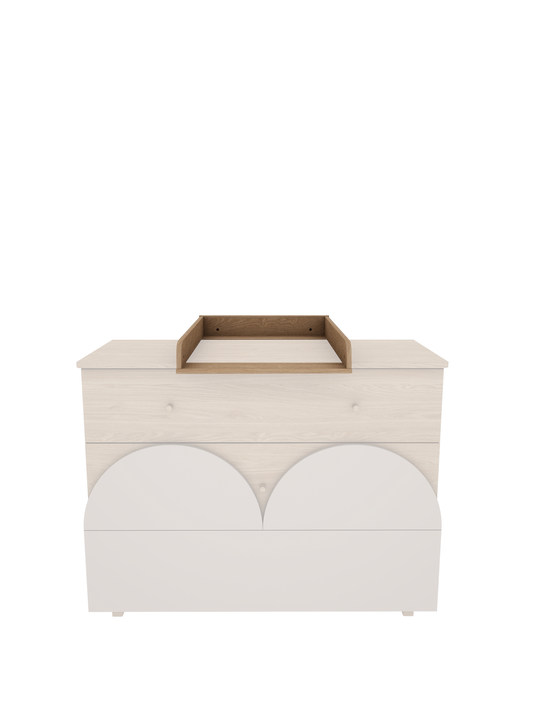 Wood Luck Design - Bloom - pusletop til kommode i egetræ