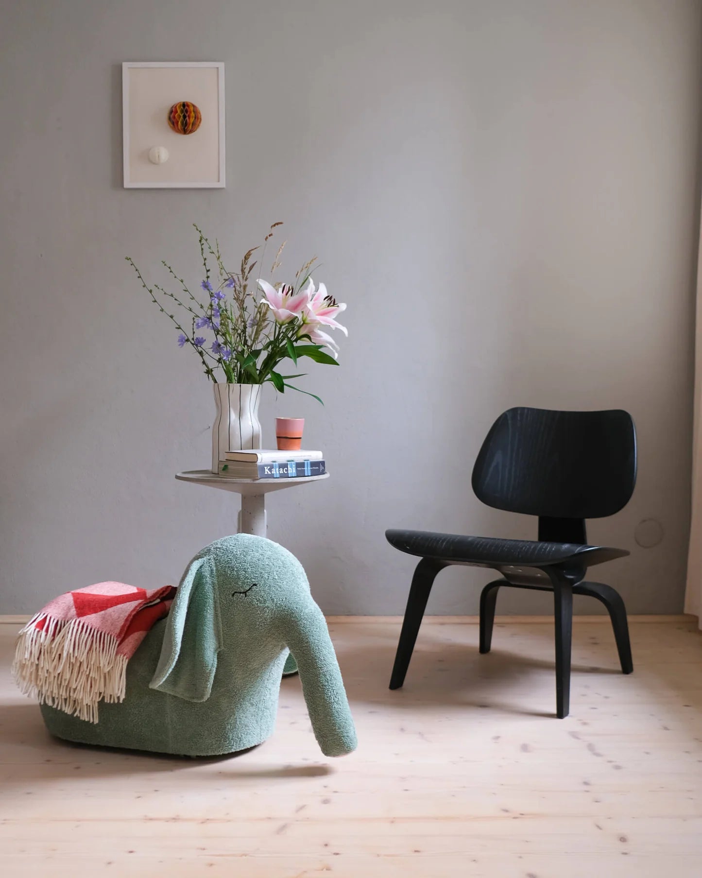 bada&bou – bou – den rullende elefant – mintgrøn