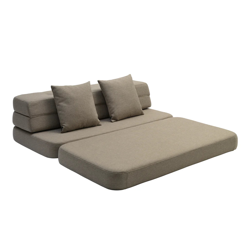 by KlipKlap KK 3 Fold Sofa XL Soft – Sand/Sand (foldemadras)
