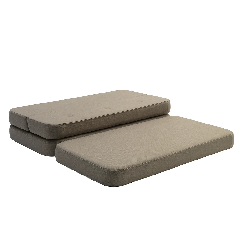 by KlipKlap KK 3 Fold Sofa XL Soft – Sand/Sand (foldemadras)