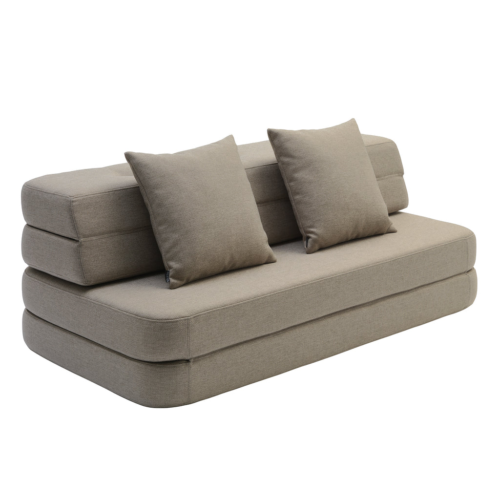 by KlipKlap KK 3 Fold Sofa XL Soft – Sand/Sand (foldemadras)