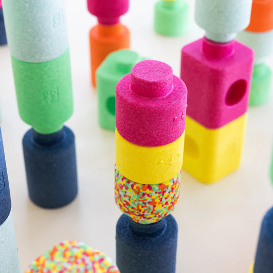 bygge - udvidelsessæt “fantasifyr” Josse – 11 stk