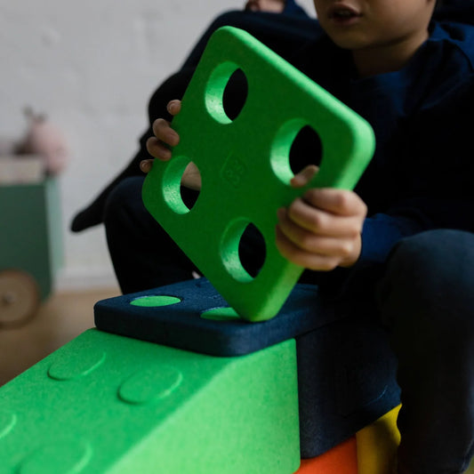 bygge - startersæt “totone” blue / green – 12 stk