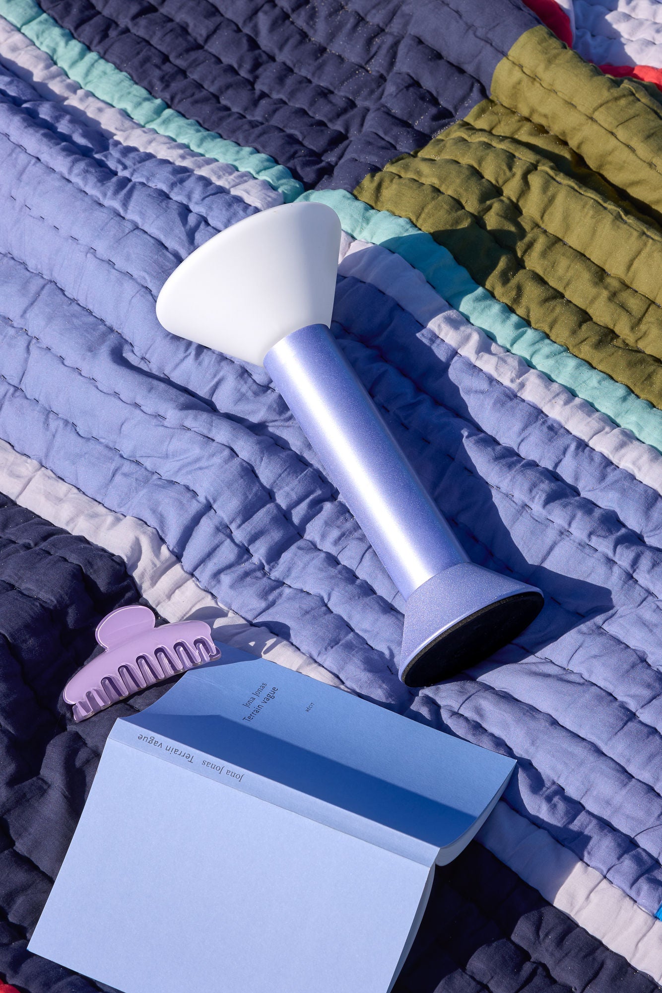 Hübsch Flash transportabel lampe – metallisk lilla