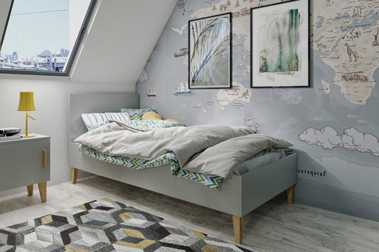 Children's Bed Kubi - Grey