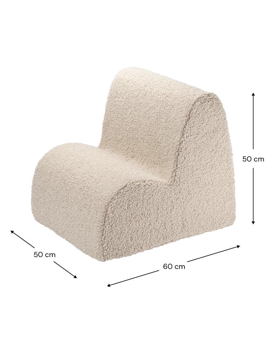 Wigiwama Cloud lænestol til børn – Biscuit