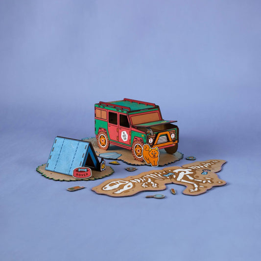 Rover’s Expedition – Colour-Your-Own Wooden Play Set