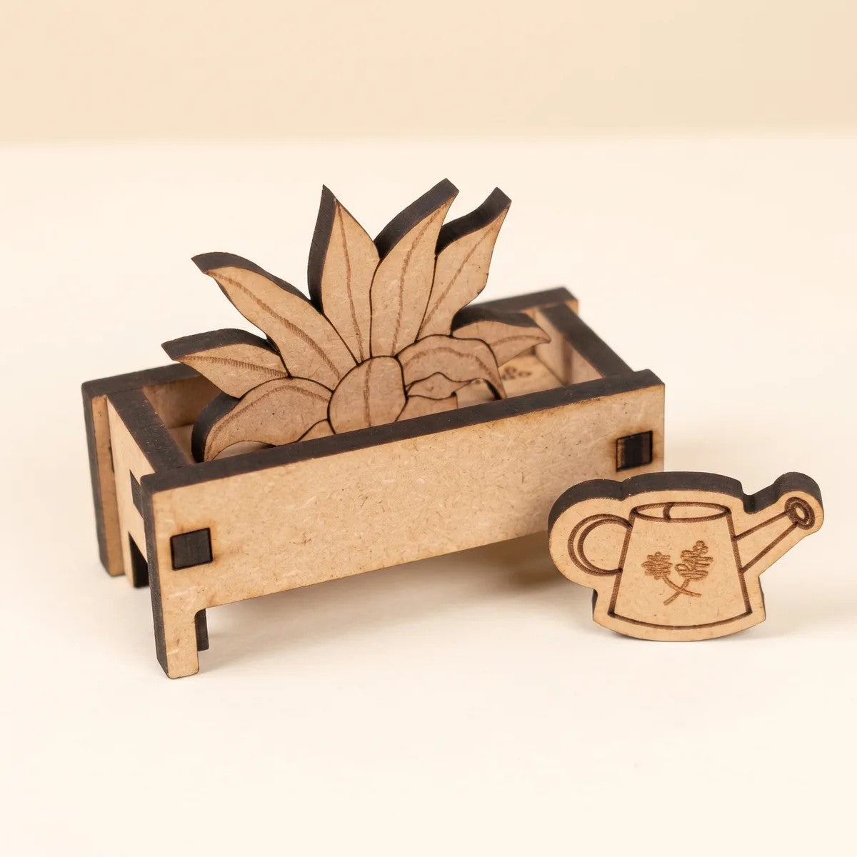 The Cloud Office – Colour-Your-Own Wooden Dollhouse