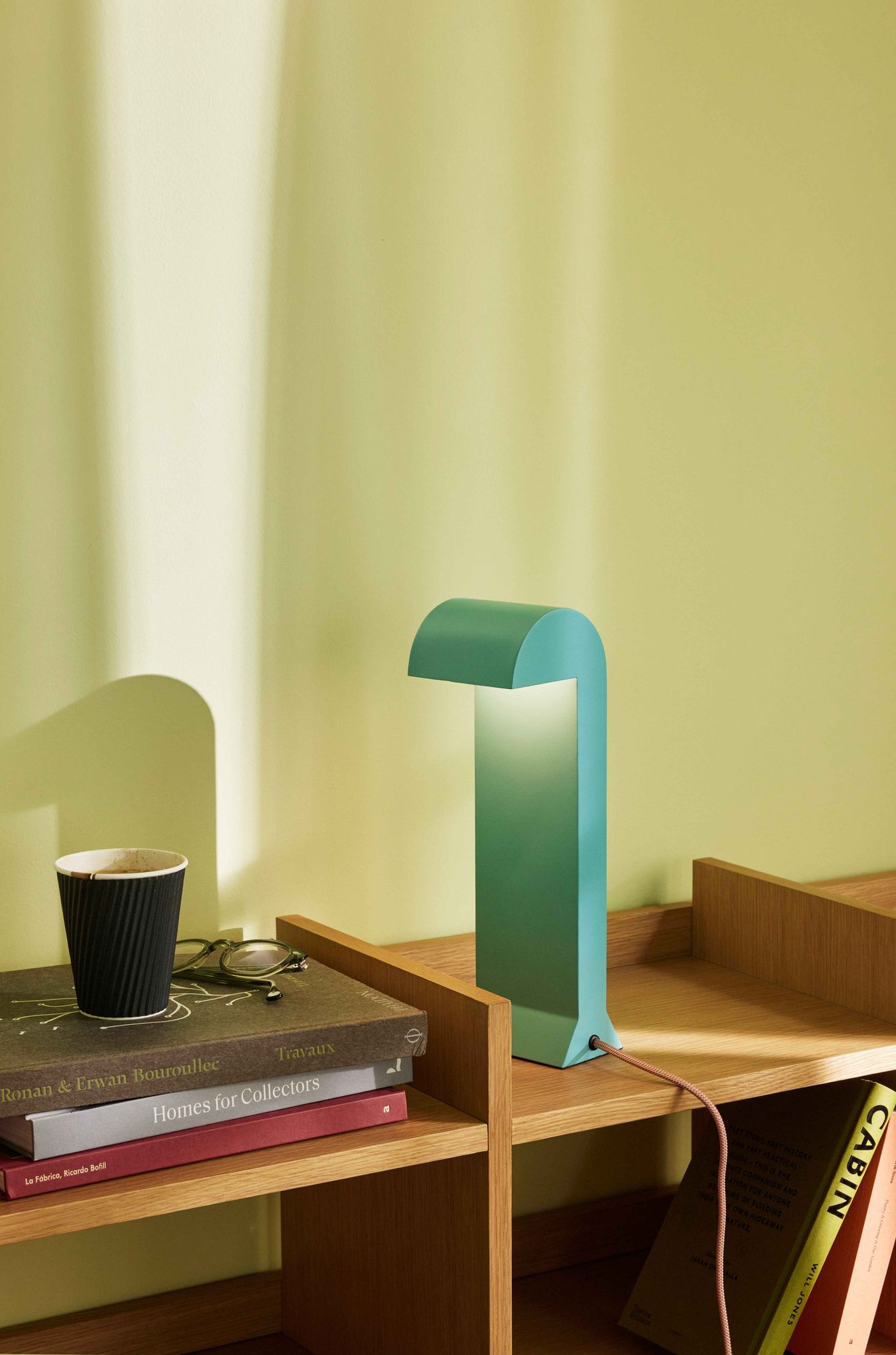 Hübsch Soothe bordlampe – turkis