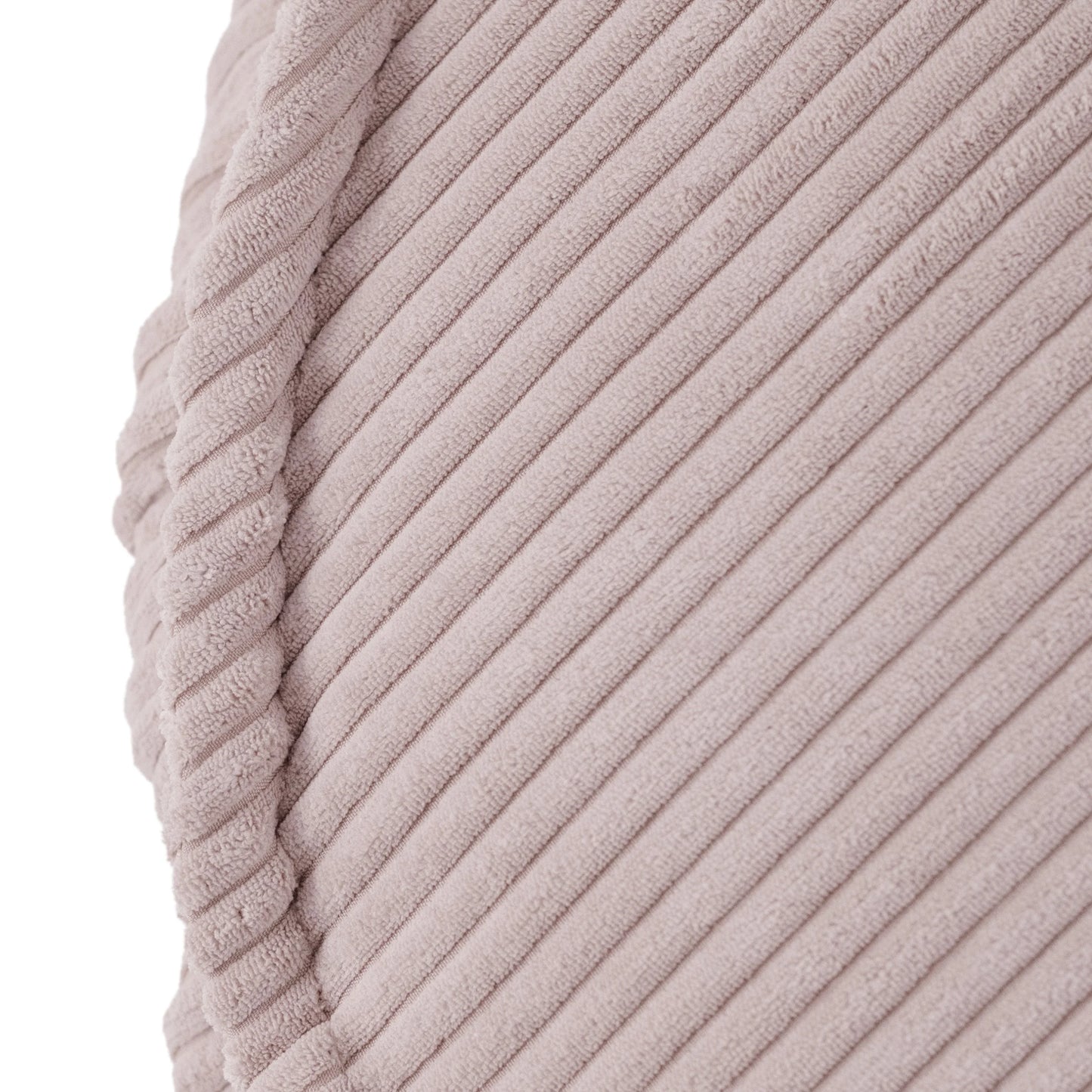 Plush Nest Huggy Bear sækkestol – 68x45 cm, lyserød, fløjl