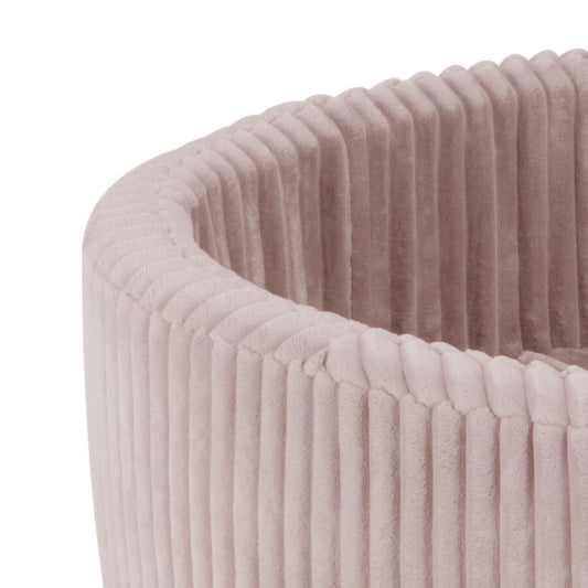Plush Nest boldbassin 90x30 cm – rosa med 200 bolde