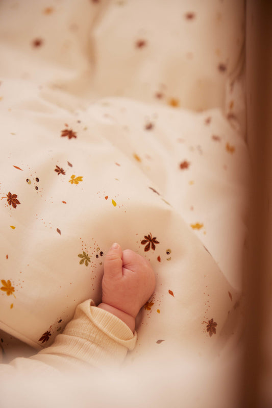 Filibabba Baby sengetøj GOTS (70x100 cm) - Chestnuts