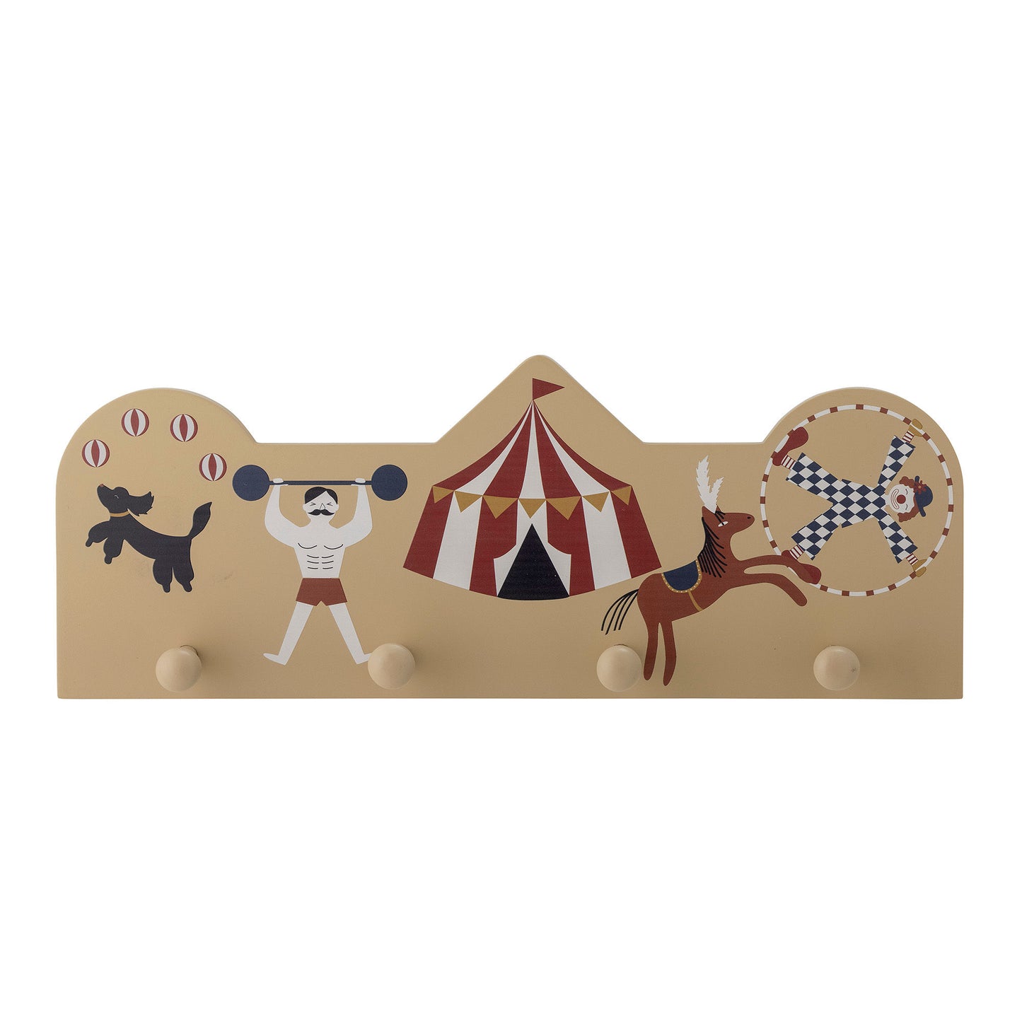 Bloomingville MINI Miou Knagerække – Brun – FSC®100% MDF