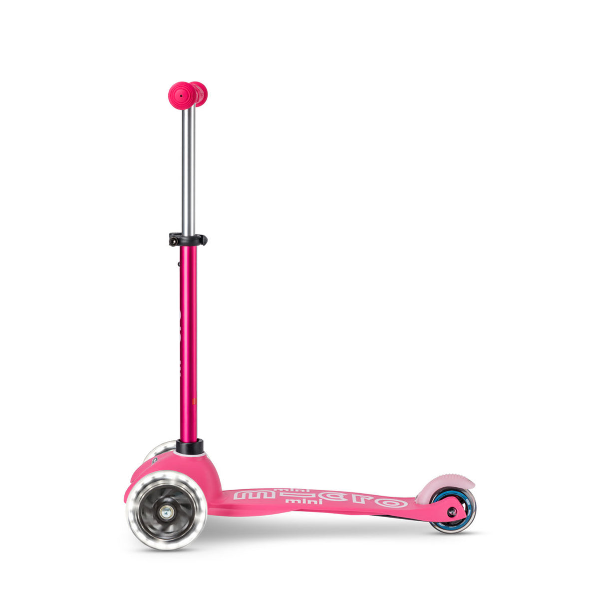 Micro Mini Deluxe LED løbehjul - Pink