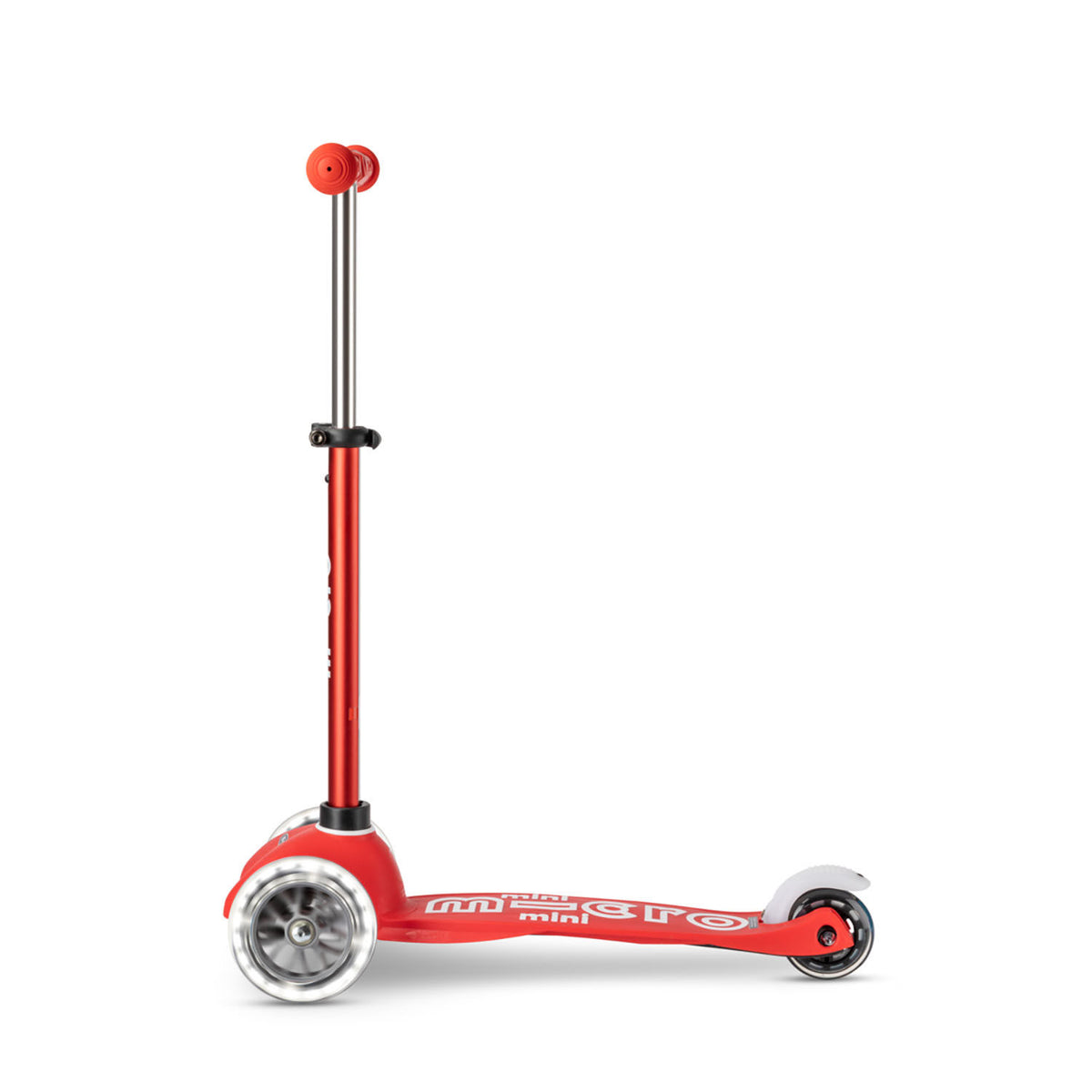 Micro Mini Deluxe LED løbehjul - Red