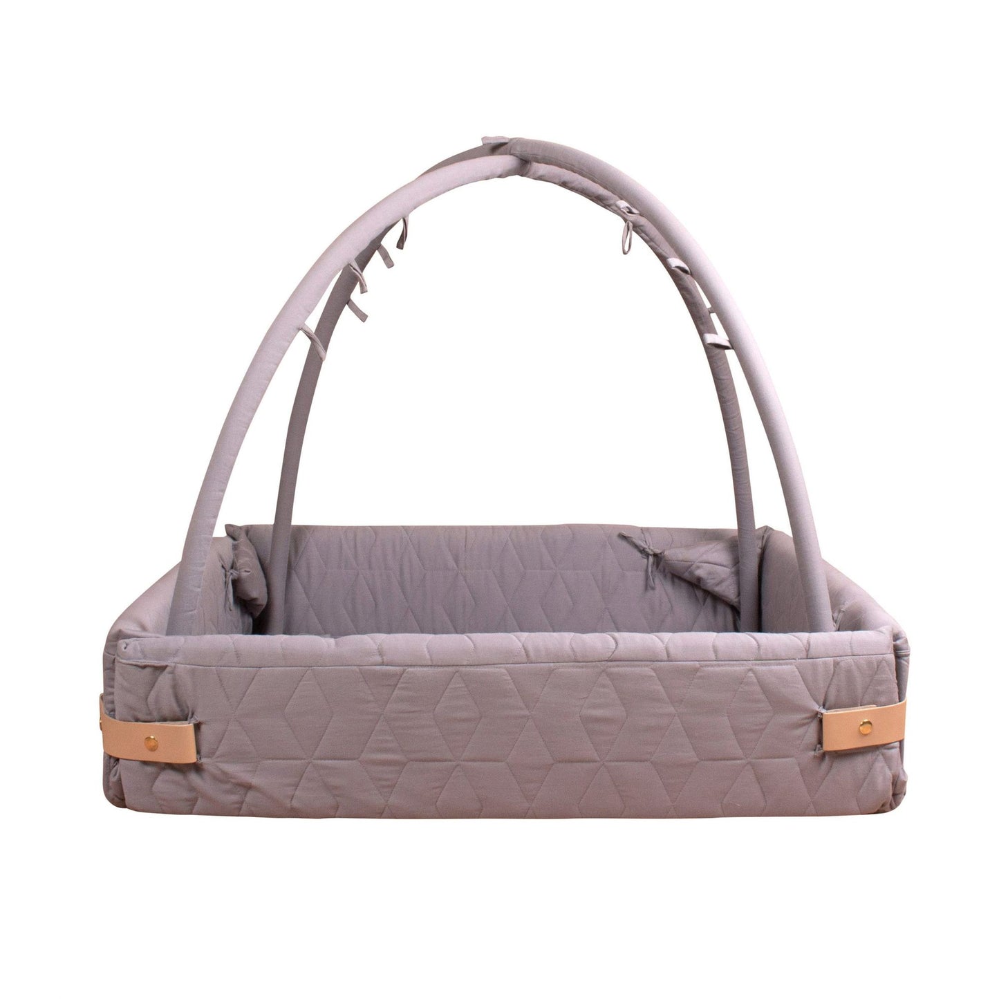 Filibabba aktivitetstæppe – soft quilt dark grey