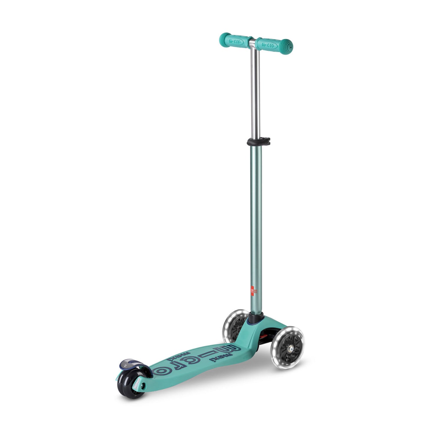 Micro Maxi Deluxe ECO LED løbehjul - Mint
