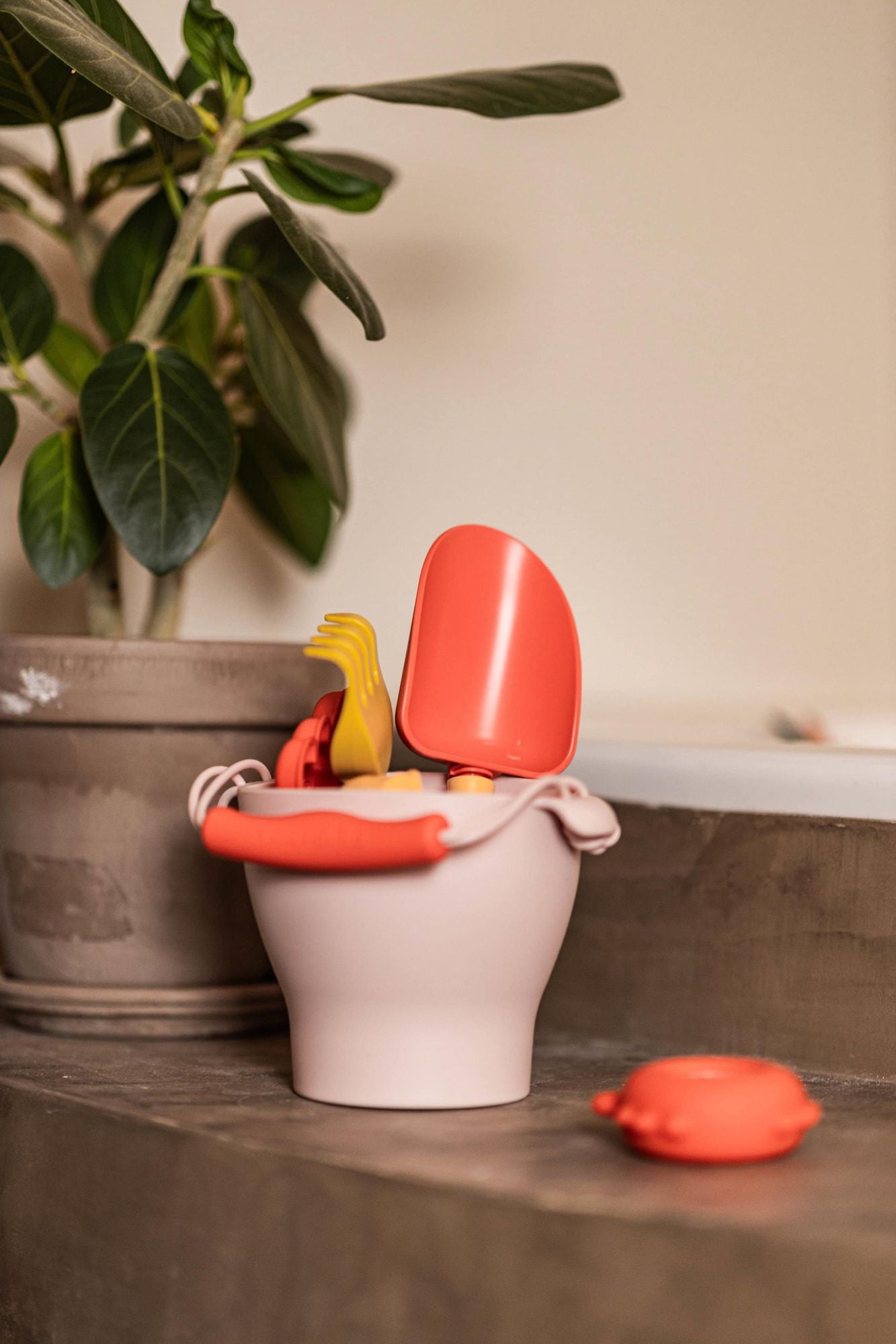 Filibabba silikone strandsæt – peach mix