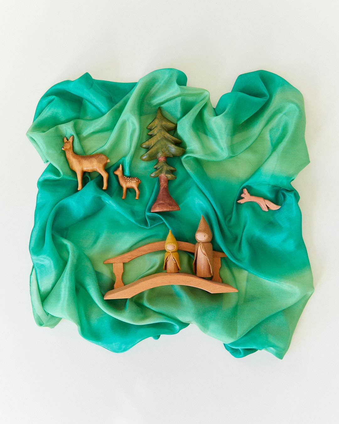 Legesilke fra Sarah's Silks Earth-serie – Skov