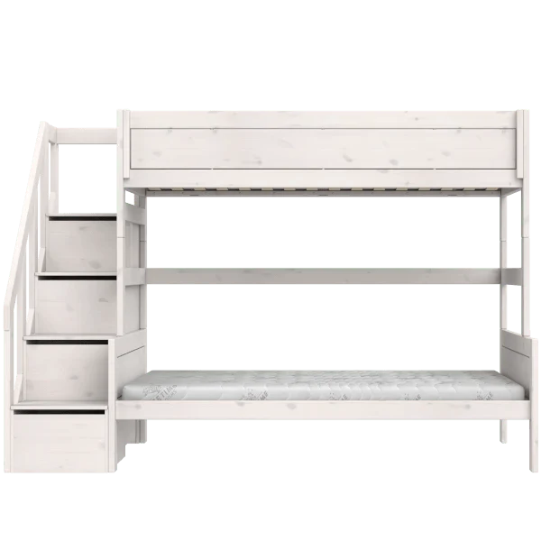 LIFETIME Kidsrooms Original familiekøjeseng med trappe 90/120 x 200 cm