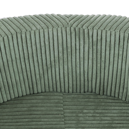 Plush Nest boldbassin med 200 bolde (blå-guld) i premium fløjl – grøn – 90x30 cm