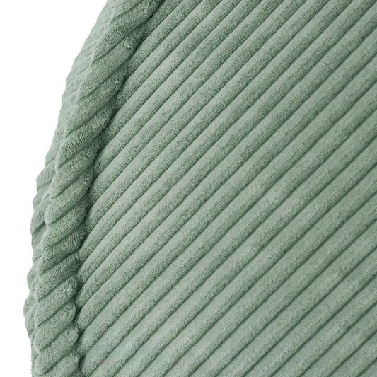 Plush Nest Huggy Bear sækkestol – 68x45 cm, olivengrøn, fløjl