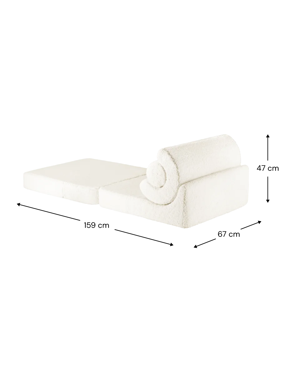 Wigiwama Flipster Lænestol - Cream White