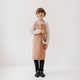 Linen Daily Apron for Kids - Cafe Creme