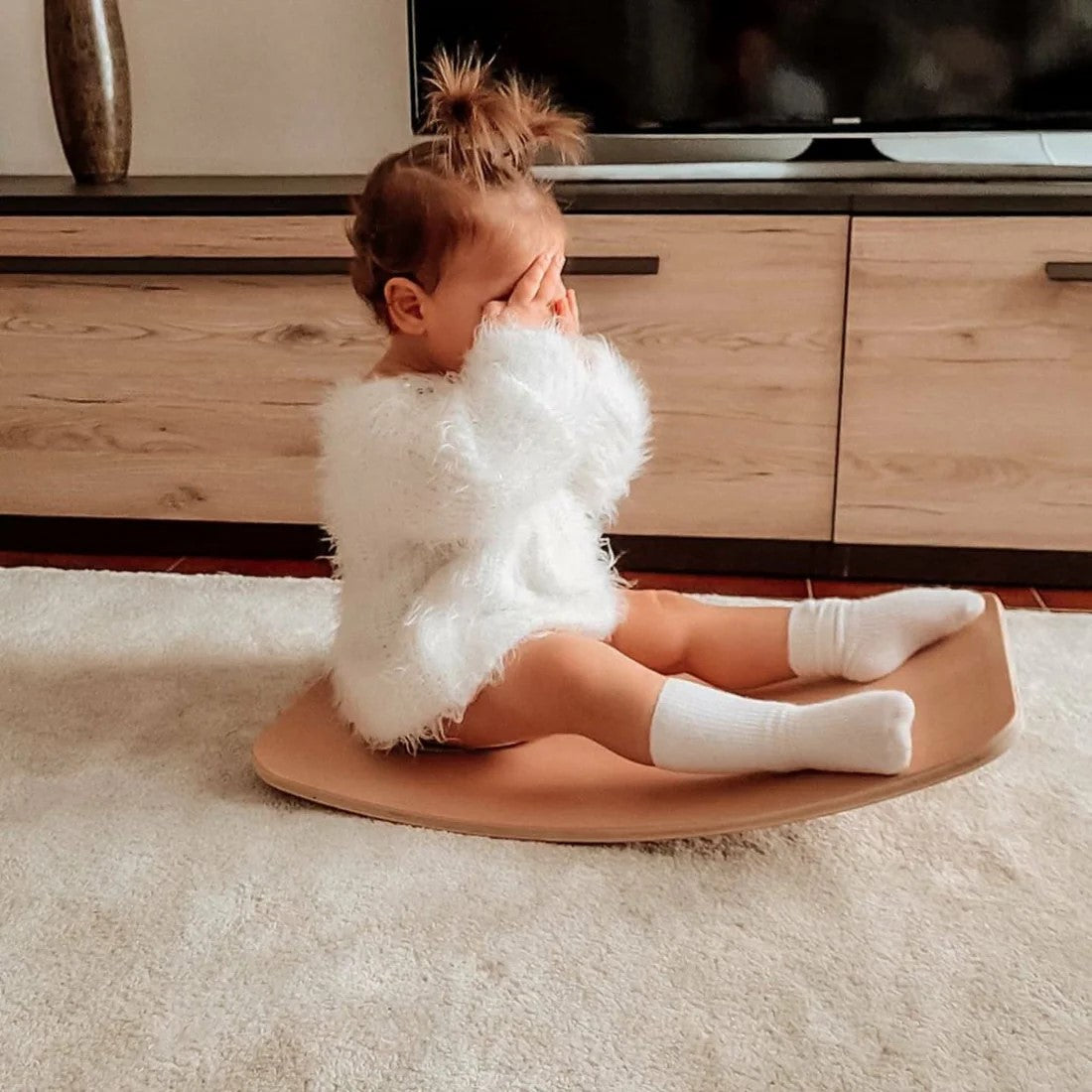 Curve Lab – Little Arc – Lille balancebræt 59x30 cm – Amerikansk eg