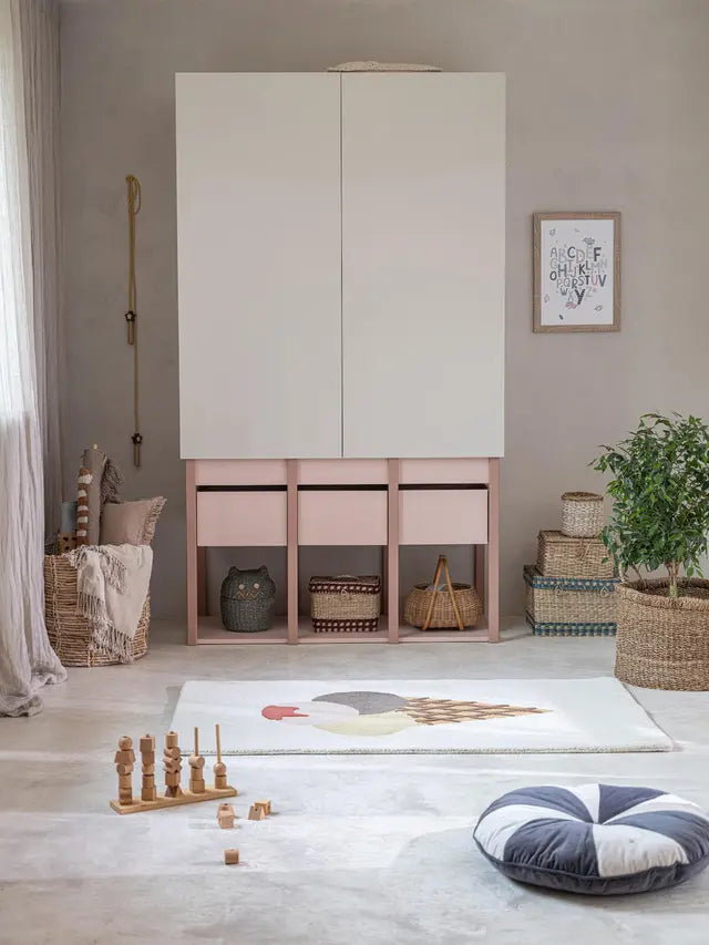 Wood Luck Design - Tweens - understel til garderobeskab – rosa